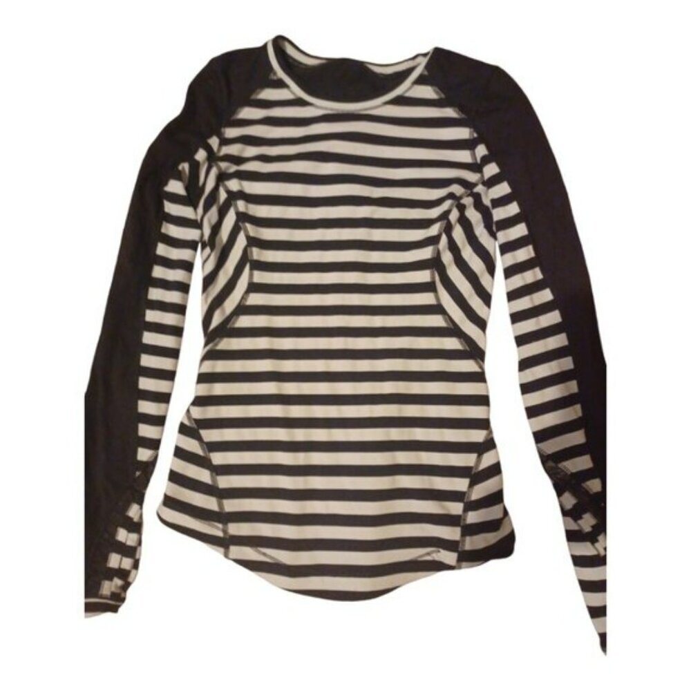 Lululemon stretch striped top‎ 6